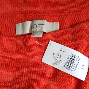 LOFT Women's Orange Sweater